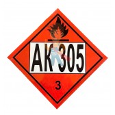ЗУ ТП-40 - Знак опасности АК 305
